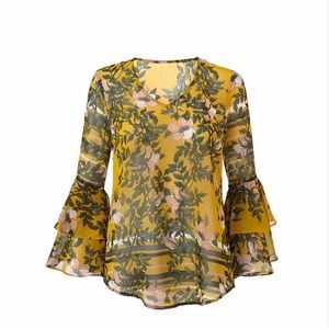 CAbi Scene Blouse #5518